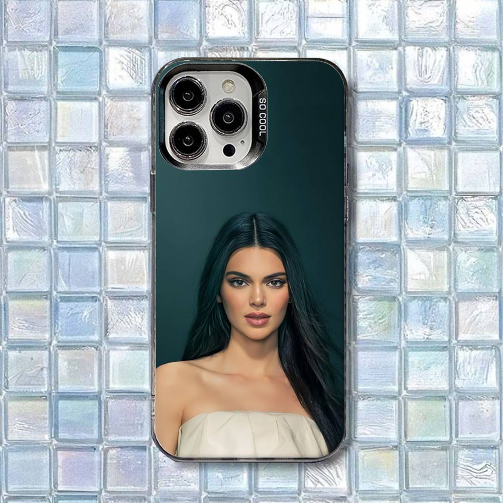 Fashion Kendall Jenner Phone Case For iPhone 16,15,14,13,12,11,8,7,Pro,Max,Plus,Mini,XS,SE Shockproof Matte Cover