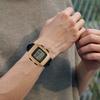 CASIO Men YOUTH 41mm Gold Watch F-201WAM-9A F-201WAM-9A