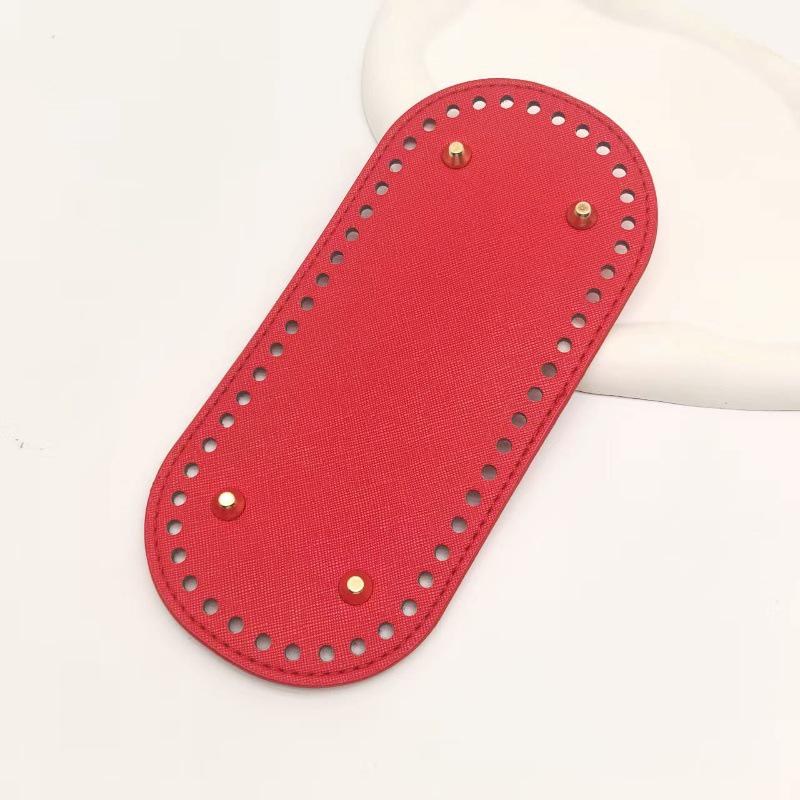 22x10 Oval PU Bag Base: HyunA Woven/Crochet Bucket Bag Bottom, Luggage Hardware Accessory