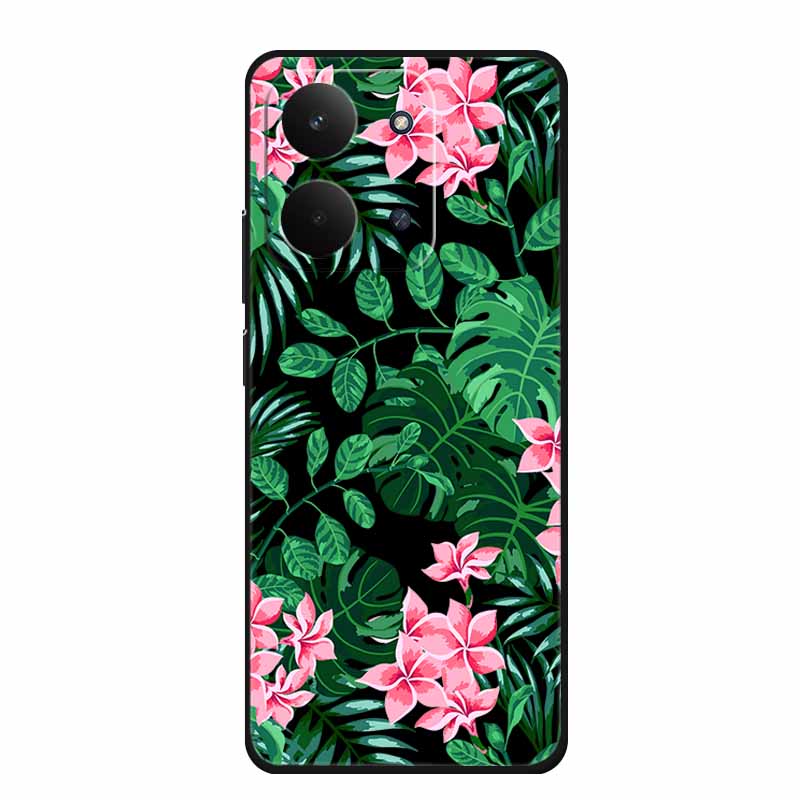 For Redmi 15C 4G Case 15 C Cartoon Cat Black Silicone Soft TPU Phone Case For Xiaomi Redmi 15C Back Cover Cases Redmi15C 6.9"