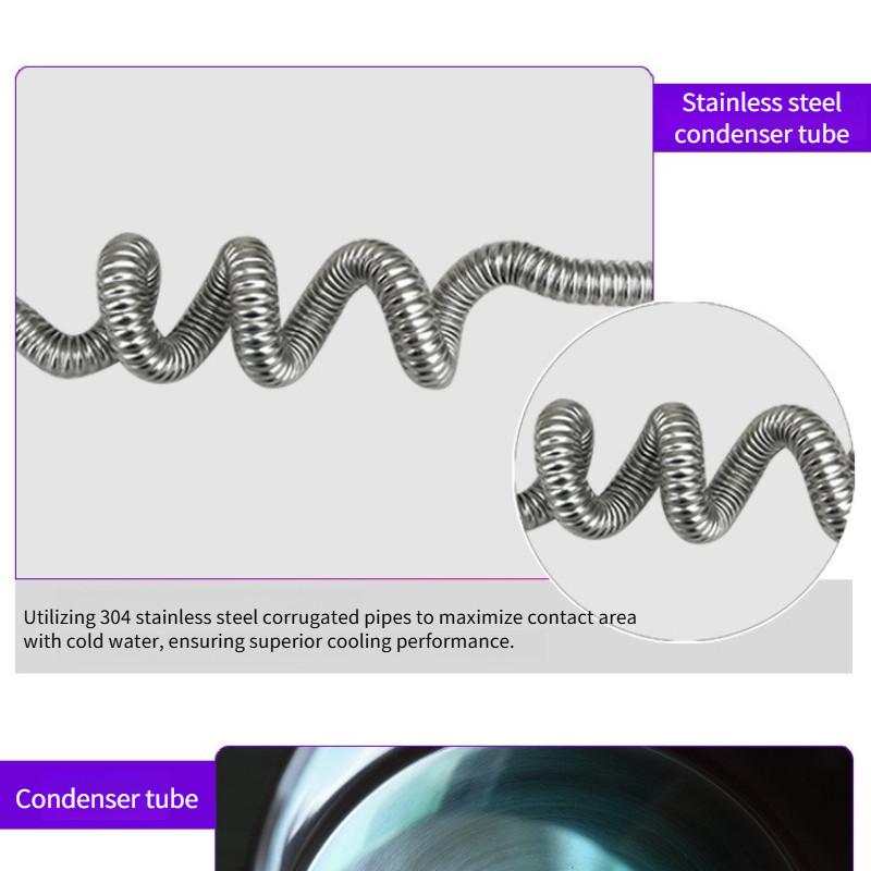 304 Stainless Steel Alcohol Distiller Large Capacity  Homemade Essential Oil Machine Household DIY Brewing Equipment