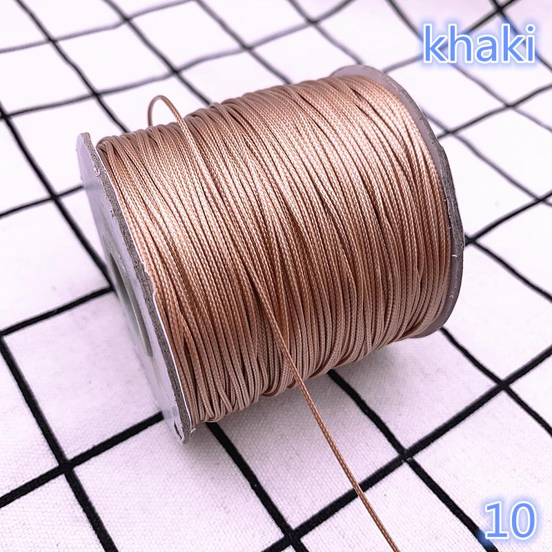 0.5 0.8 1.0 1.5 2.0mm Waxed  Cord Waxed Thread Cord String Strap Necklace Rope Bead DIY Jewelry Making for Bracelet