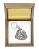 Pekingese, Pekinese, Peke - Silver-plated pendant with a dog in a decorative box, handbag decoration, backpack pendant by Art-Dog brand