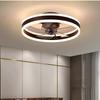 20 Inchs DC Motor Ceiling Fan With Light Household Electric Ceiling Fan Bedroom Adjustable Brightness LED Ceiling Fan Lamp