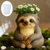 3D Sloth Aromatherapy Cement Gypsum Cup Mold DIY Storage Cup Mold Plant Small Flower Pot Decoration Silicone Mold