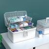 Large Capacity Family Medicine Organizer Box Portable First Aid Kit Medicine Storage Container Family Cosmetics Kit Box Storages