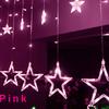 2.5M Christmas LED Lights Curtain String Lighting For Holiday Wedding Garland Party Decoration