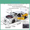 Alloy Gtr34 Car Model With Lights Sound Steering For Kids Collection Toy