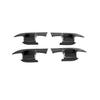 4x For Mitsubishi Outlander 22-2024 Carbon Fiber Car Door Handle Bowl Cover Trim