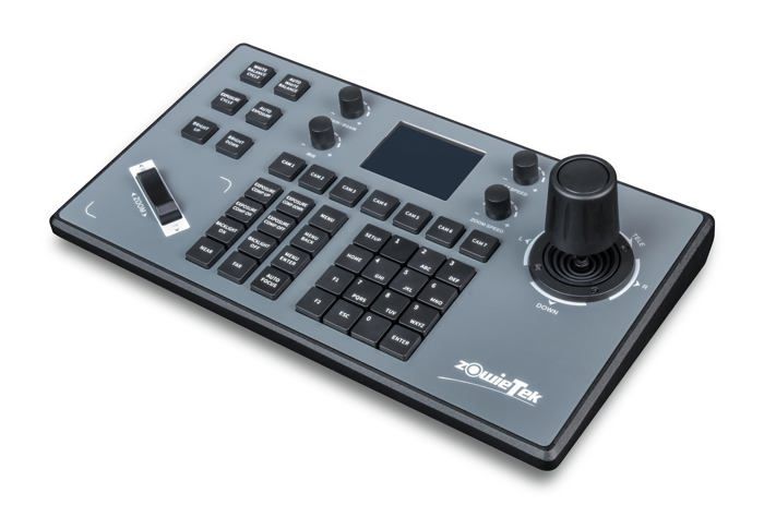 Joystick - Zowietek - 90950-221 - Contrôleur PTZ - Compatible VISCA - Alimentation PoE