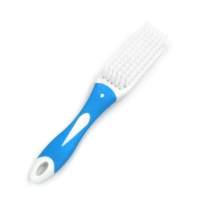 Rubber-coated Handle Soft-bristled Shoe Brush - Multi-functional Household Soft-bristled Shoe Cleaner, Shoe Brush, Household Laundry Brush