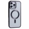 For iPhone 16 Pro Case Matte Electroplating Phone Cover Compatible with MagSafe
