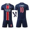 Abbigliamento Sportivo Bambini Parigi Dembele Maglia da Calcio YSHT 140-150 cm Poliestere Blu