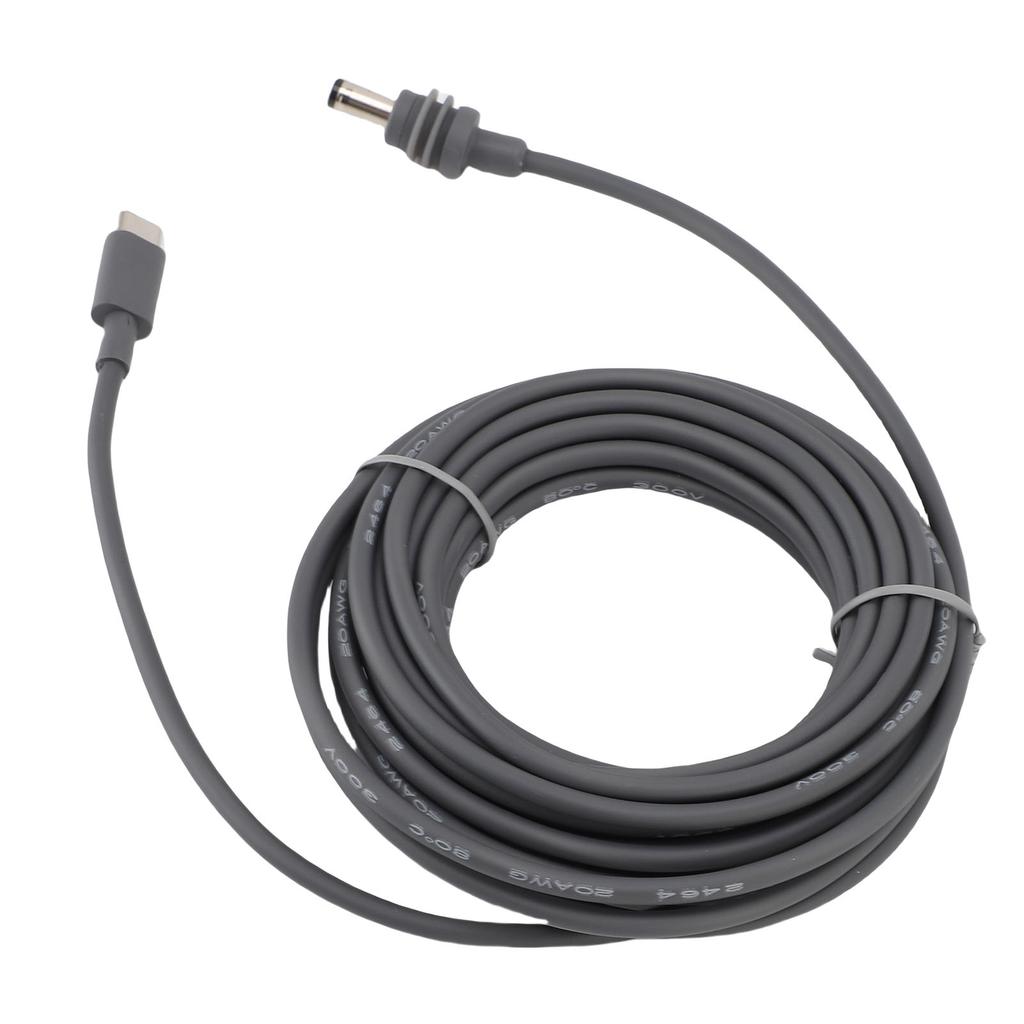 Satellite Type C To DC Power Cable 18AWG Cord IP68 Rating Supports PD Protocol for Indoor Outdoor