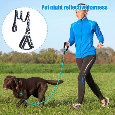 Rope For Dogs Reflective Shockproof Walking Traction Training Lead Rope Dog For Hiking Camping Running Trip Outdoor Travel