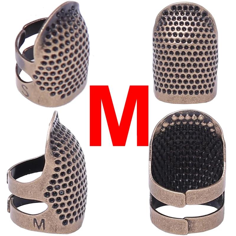

Metal Adjustable Sewing Thimble Sewing Finger Protection Cover Thimbles Cap Shield Ring Fingertip DIY Sewing Embroidery Tools 5pcs бронзовый