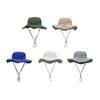 Bucket Hat Gekarteld Ontwerp Zonwerende Hoed Vissershoed Zon Voor UV Visuitrusting Buitenactiviteiten