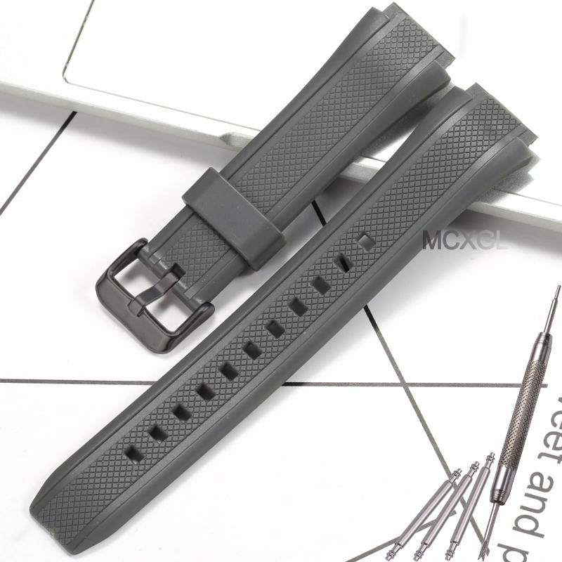 Resin Band For Casio EF-552 Men's Watch Band EF-552-1AV EF-552PB-1A2V EF-552PB-1A4V Waterproof Sports Wristband