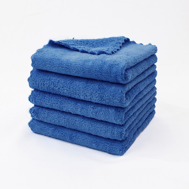 Coral Fleece Dishcloth - Soft, Absorbent, Multi-color Microfiber Cleaning Towel