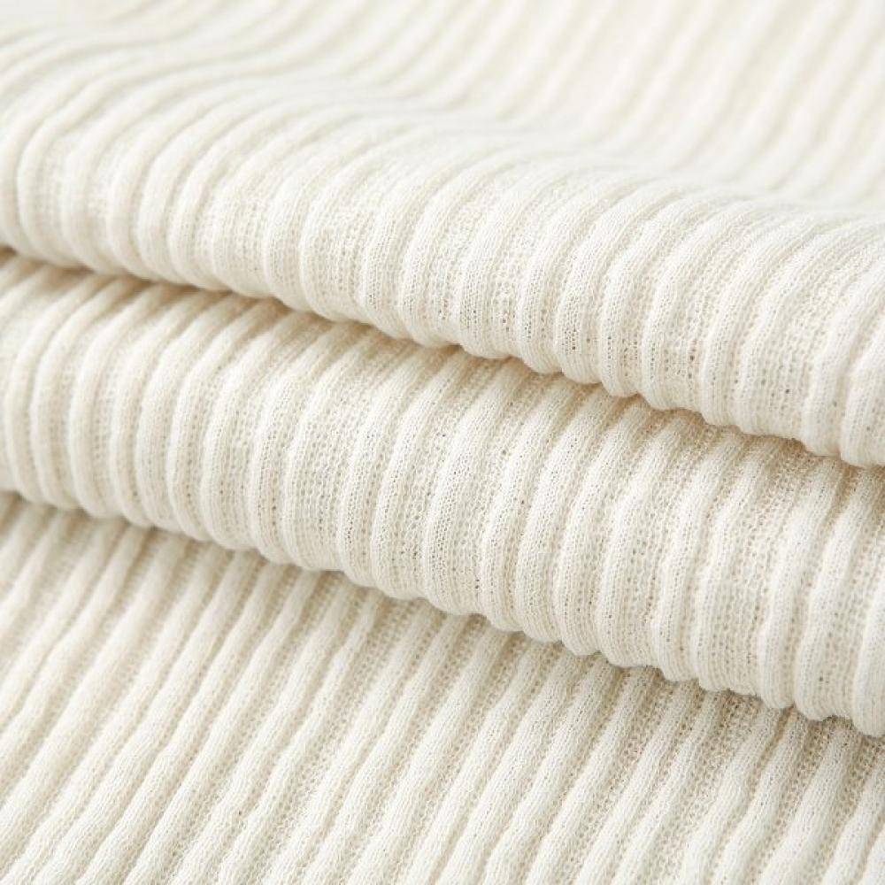 Furina Cotton Silk Techno Pleats Short Sleeve Knit