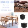 Round Furniture Foot Caps Chair Table Sofa Anti-Slip Silent Rubber Leg Pad Wooden Floor Anti-Scratch Protective Pad