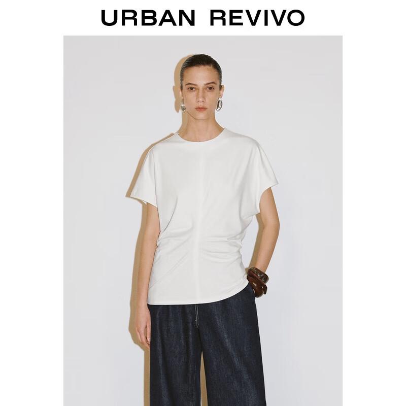 UR 2025 Autumn Pleated Short Sleeve T-Shirt XS
