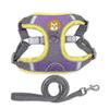 25-26 New Pet Dog Harness Leash Set Reflective Adjustable Puppy Harness
