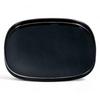 36cm Black Lacquerware Tray Made In Japan J-kitchens Non-Slip (ABS Resin)