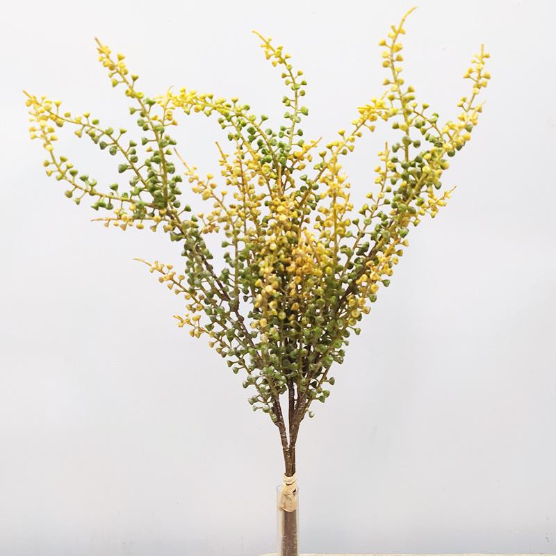

Simulation plastic dew mulberry fruit, indoor living room decoration fake flower flower millet fruit