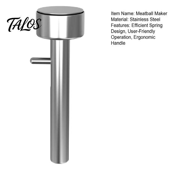 Spring Design Falafel Maker Meatball And for Easy Scoop Drop Ergonomic Handle User-friendly Rust-Proof Non-Sticky Baller Tool Quick Food Shaping