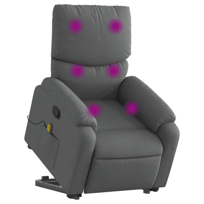 VidaXL Reclining Massage Armchair, Relaxation Chair with Adjustable Backrest and Footrest, Salon Seat Room of 3204837