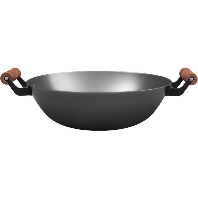 Dianjiang 40cm Cast Iron Wok with Double Handles
