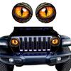 1 Paar Bestienaugen Scheinwerfer-Aufkleber für Autos Realistische Reptilienaugen-Aufkleber Wasserdichtes PVC Einfach anzubringen Einzigartiges Autozubehör für LKWs & SUVs