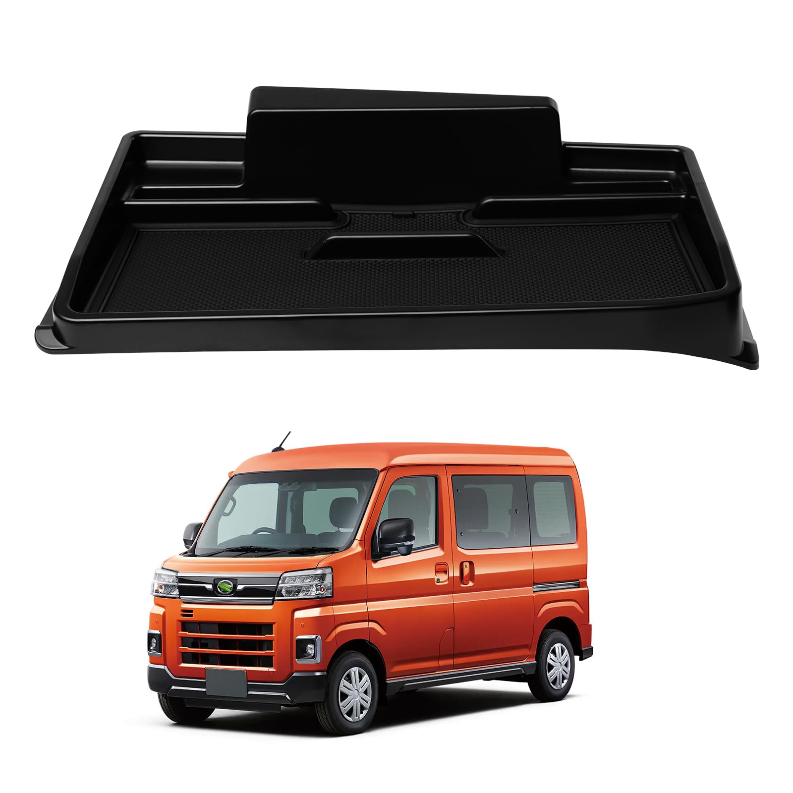 

Auto Spec Daihatsu Atrai 6th Generation Dashboard Tray Interior Storage Storage Small Item Rubber Mat Interior Parts Easy Installation [Design чёрный