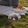 Portable Hamster Travel Carrier Cage Small Animal Carrier ABS Material Spacious Ventilated Travel Container for Hamsters