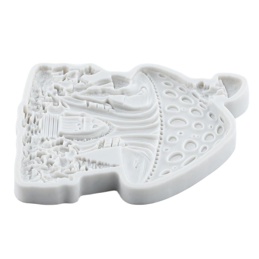 Molde de Silicone de Cogumelo Casa de Cogumelo Moldes de Fondant Ferramentas de Decoração de Bolo Topper de Cupcake Doce Artesanato de Açúcar Pasta de Goma Argila Polimérica