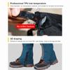 1 Pair 420D Nylon Fabric Snow Boot Gaiters Rip-Stop Waterproof Gaiters Hiking Leg Gaiters  Climbing