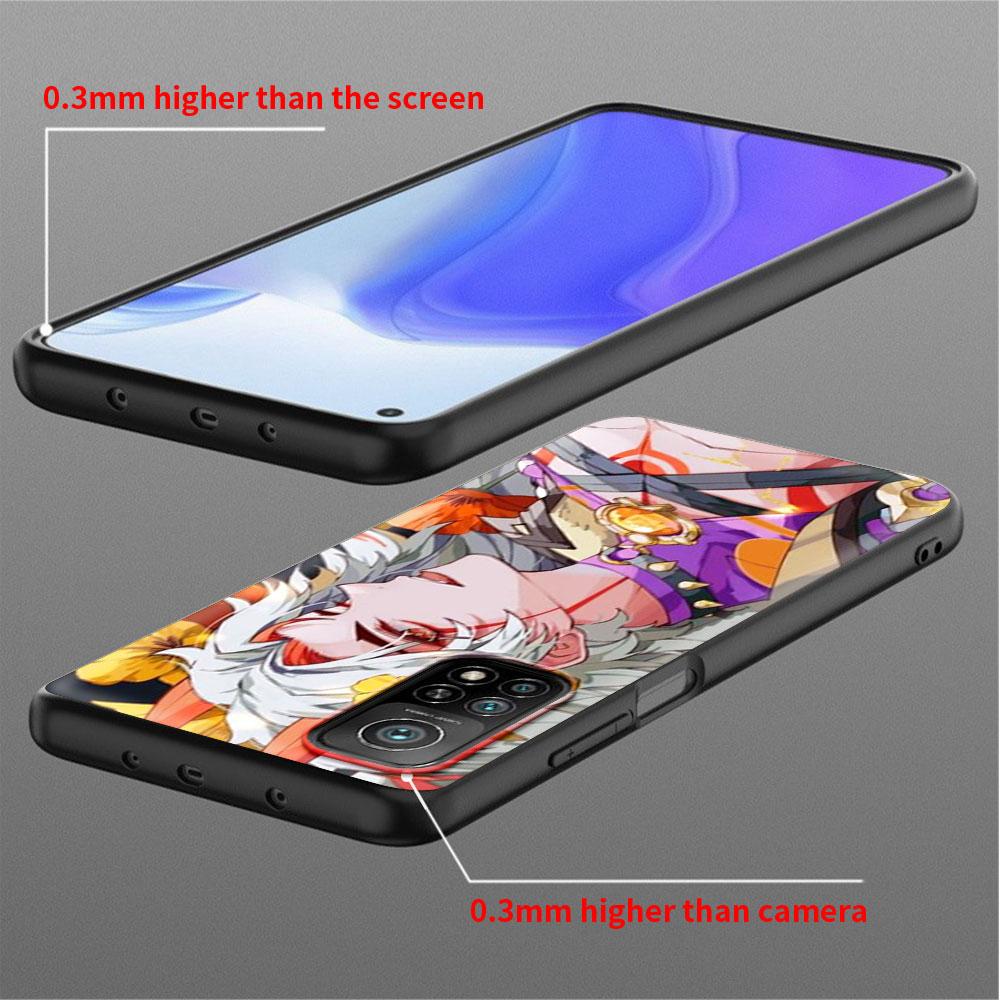 Case For Xiaomi Mi Poco X3 X4 NFC M3 Mi 11 11T 10 T 9T 12 9 10T Lite Silicone Back Phone Cover Genshin Impact Raiden Shogun Baal