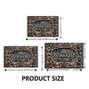 VIKAMA Vintage Stone Pattern Welcome Doormat Dust-Removing Non-Slip Wear-Resistant Home Entrance Mat Home Decor
