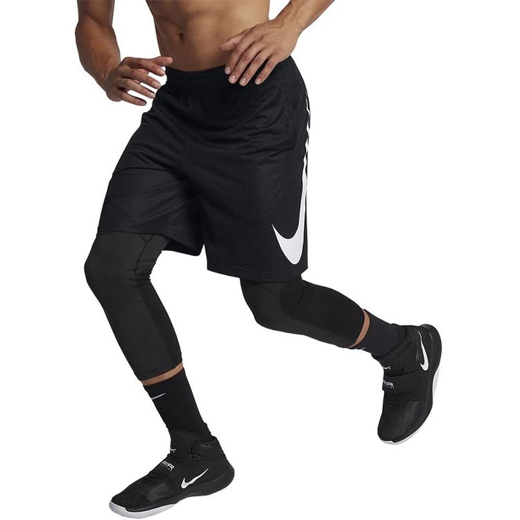 Nike Black Dri-fit 9 Inch Basketball Short Men Black/White Men's 910704-010