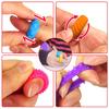 Children Sensory Activity Rings Calming Toy for Stress Relief and Anxiety Novelty Silicone Rings Gadget Textured