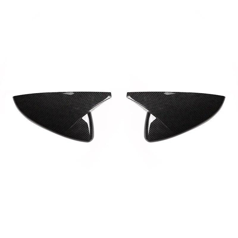 For Mazda3 Mazda 3 axela    carbon fiber Car Rear-view Mirror Covers Shell Rearview Mirror Edge Guards Cover