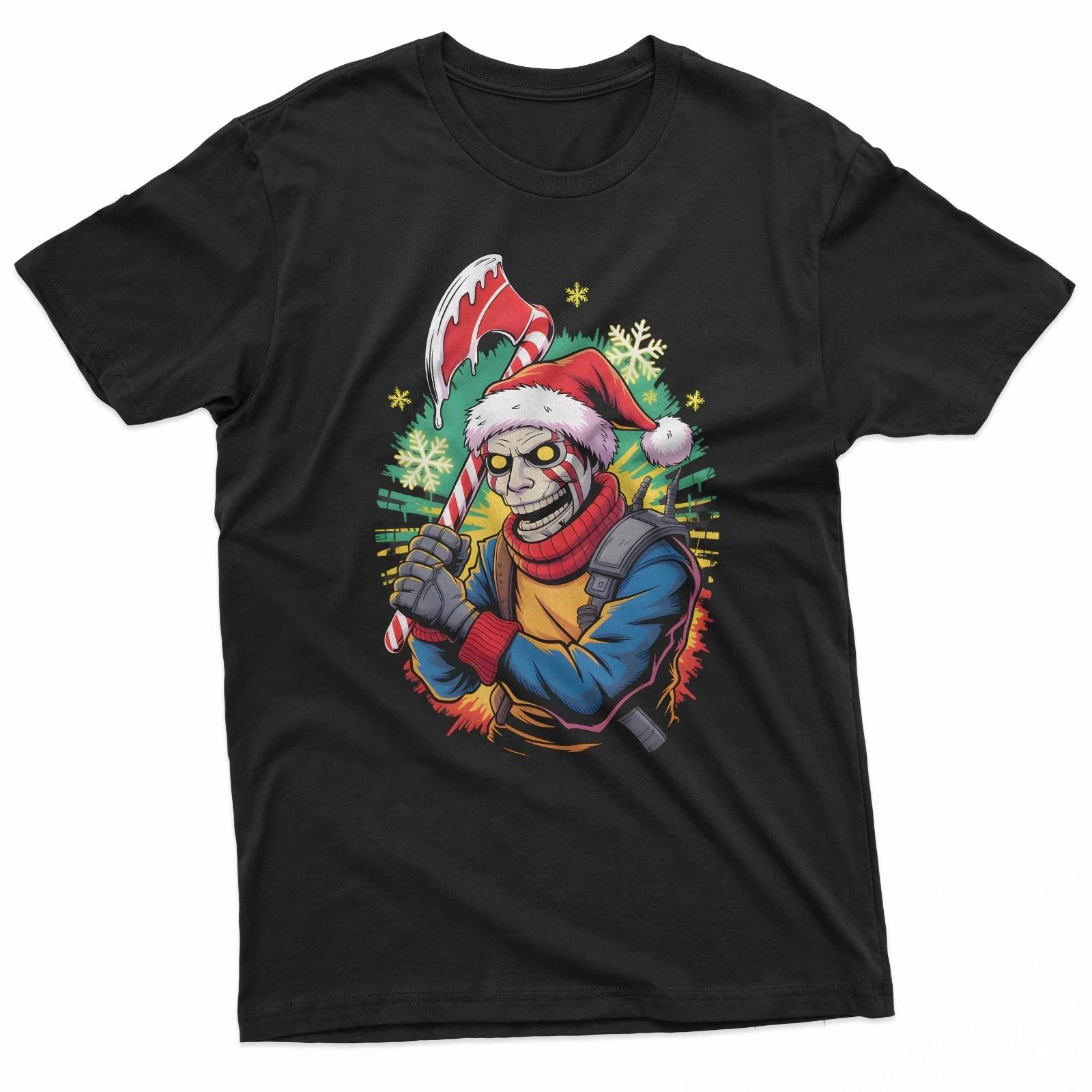 

Christmas Santa Candy Cane Slayer T-Shirt S