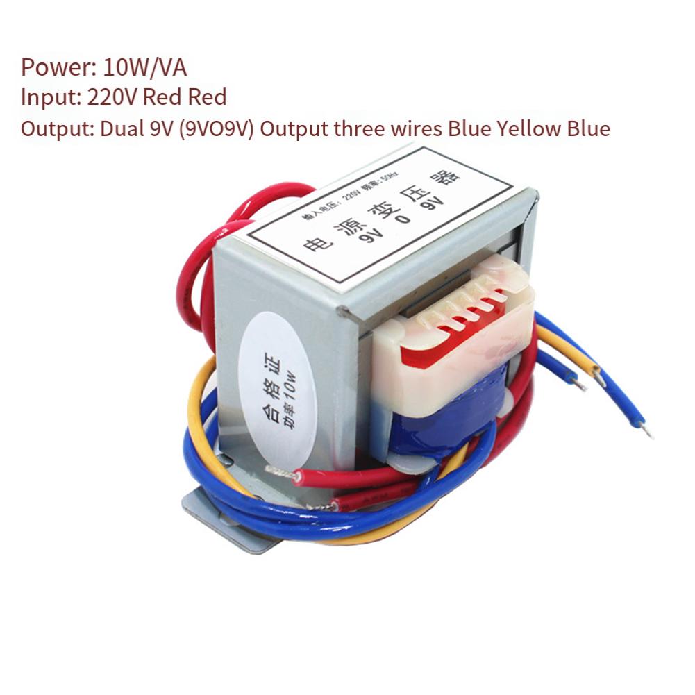 AC Voltage Converter EI48 Transformer For Industrial Applications Input 220V Output 6V-0-6V For Electric Equipment