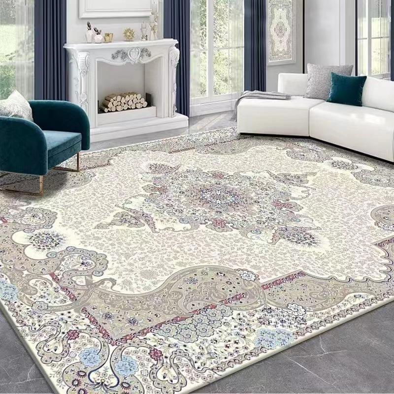 Bohemia Style Crystal Velvet Carpet Large Size Living Room Bedroom Non-slip Rugs Sofa Coffee Table Blanket Kids Room Mat