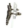 Great CHANEL Pierce black Women F23K ABC214 Used