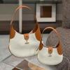 Head Layer Cowhide Armpit Bag New Fashionable Color Blocked Genuine Leather Armpit Bag Niche Design Cowhide Shoulder Bag Women's Bag