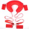 Soft Neck Pillow Open Leg Props Handcuffs Anklecuffs BDSM Bondage Kit Erotic Sex Toys for Couples Women Men Roleplay Adult Games