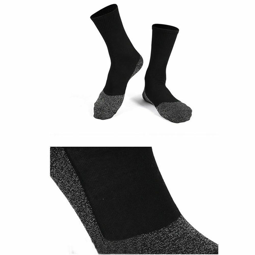 1 Pair 35 Below Winter Warm Socks Women Men Aluminized Fiber Thermal Long Socks for Outdoor Sport