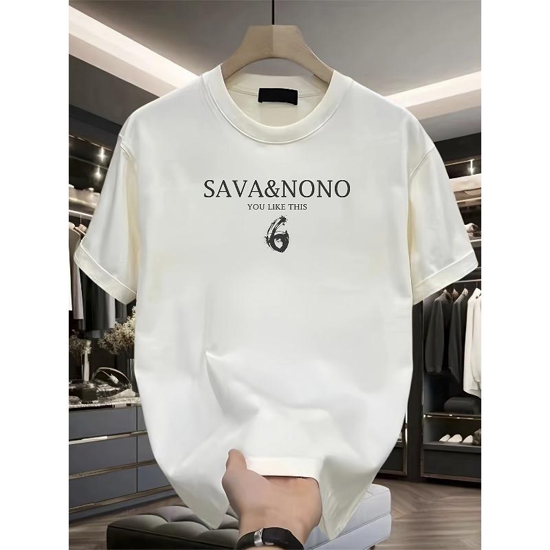 Cotton T-shirt, Men's Top - Ink Wash Digital 6 | Men's Pattern Printed T-shirt | and Nostalgic | Perfect for Outdoor Activities in Summer